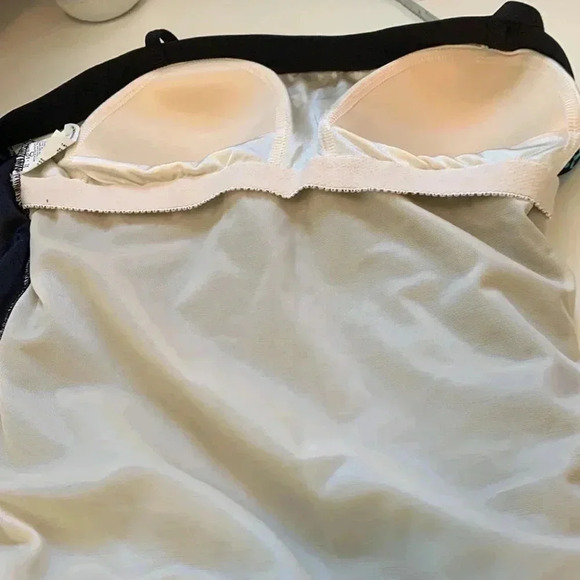 It Figures! Tummy Thinner One Piece Bathing Suit with Straps - Picture 7 of 8